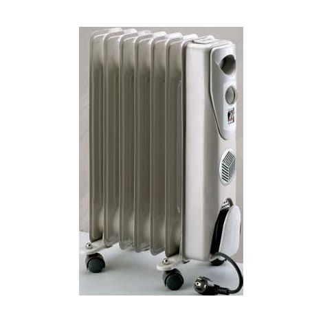 Plein-air Öl-Radiator weiß 1500 W tragbar