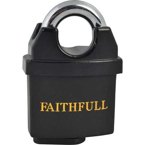 Cadenas de sécurité, 50 mm, en laiton, pour installation domestique et usage quotidien, adapté à une protection fonctionnelle et à un rangement sécurisé.-AquaForge (1/3)