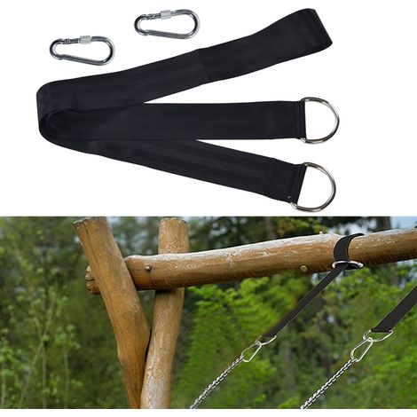Sangles de balançoire de 1,53 mètre, sangles de hamac en polyester, corde de balançoire d'extérieur (1/5)