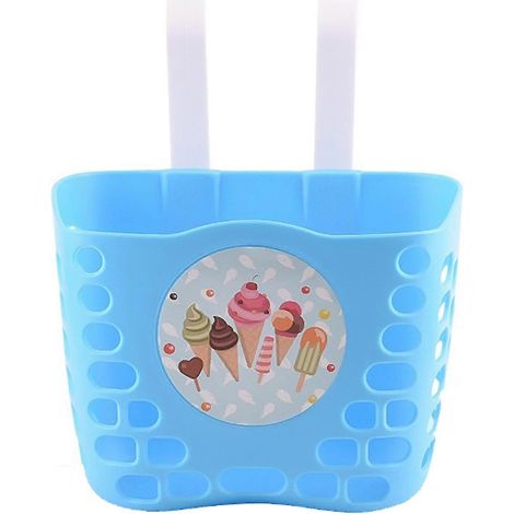 Panier de vélo avant pour enfants, motif dinosaure orange, résistant et étanche (Modèle B) - (1/5)