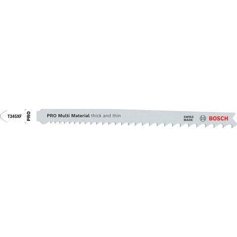 BOSCH BRZESZCZOT T PRO MULTI MATERIAL THICK AND THIN T345XF 132 mm /2szt. (1/3)