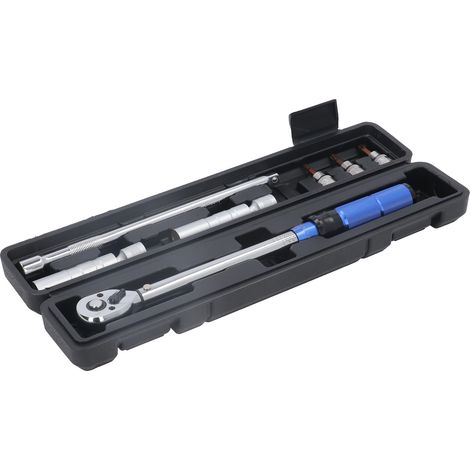 7-teiliges Set Torsionsschlüssel mit 3/8-Zoll-Antrieb, Klick-Torsionsschlüssel mit 14-mm- und 16-mm-Zündkerzensteckschlüssel für die Autowartung (1/5)