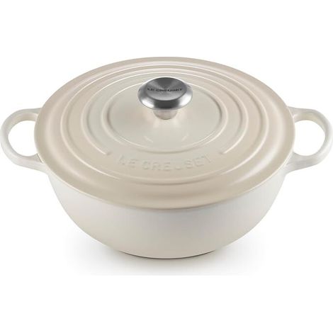 Le Creuset Signature La Marmite meringue aus Gusseisen, Ø 26 cm, Für alle Herdarten und Induktion geeignet