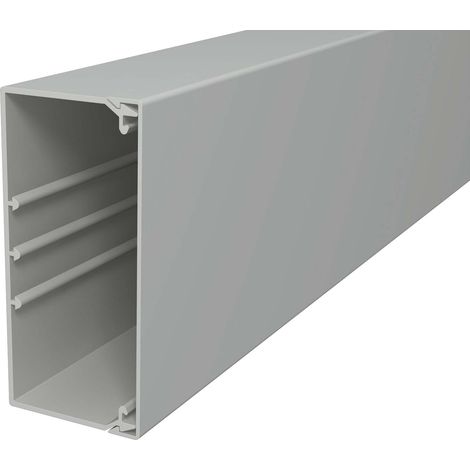 OBO Bettermann Vertr Wand+Deckenkanal m.Obert. 60x130mm,PVC WDK60130GR 2 Stk