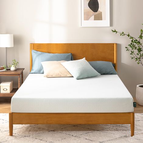 Zinus Materasso Matrimoniale 160x190 cm - Ortopedico a Schiuma Viscoelastica con 5 Zone di Supporto - Altezza 11 cm – Media Rigidità – Certificato OEKO-TEX – Materasso Ergonomico e Traspirante (1/5)