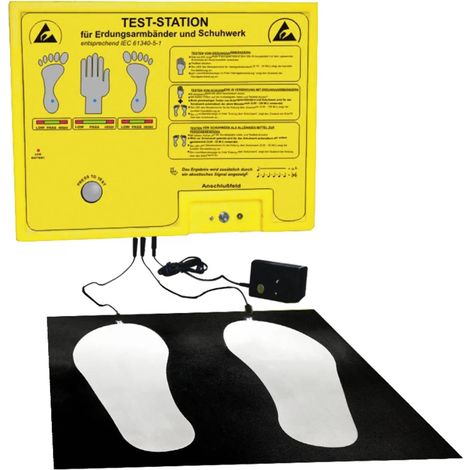 [GEBRAUCHT] B-Ware Bjz Teststation Prüfstation Kit Armband Schuhteststation Esd Wandbefestigung