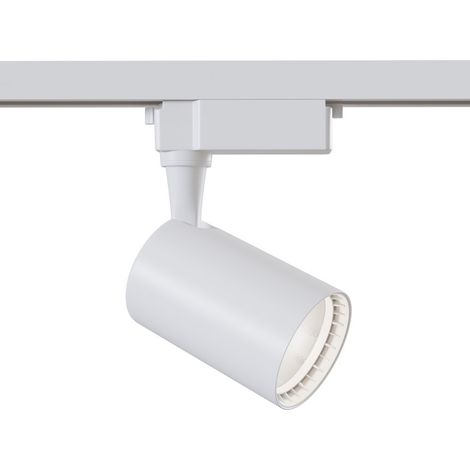 Faretto Per Binario Vuoro In Metallo Bianco 1 Luce Calda