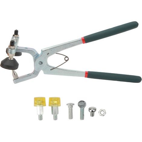 Pince à débosseler pour voiture, kit de débosselage sans peinture en métal outil universel de réparation des bords d'ailes Pince à débosseler pour capot de voiture porte de voiture (1/5)