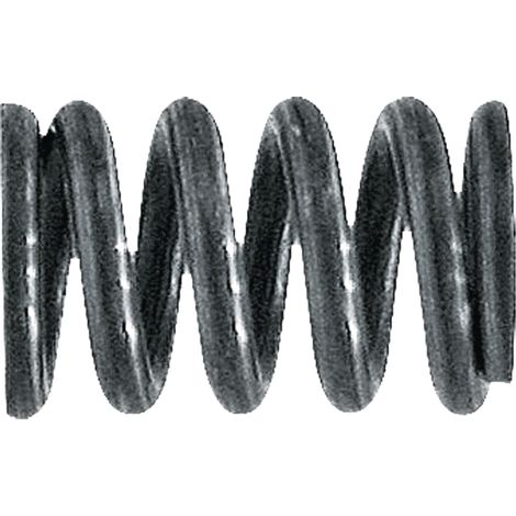 Molla di compressione, filo 2 mm, lunghezza 1000 mm, forza 159,48 N, diametro esterno 18 mm (1/2)