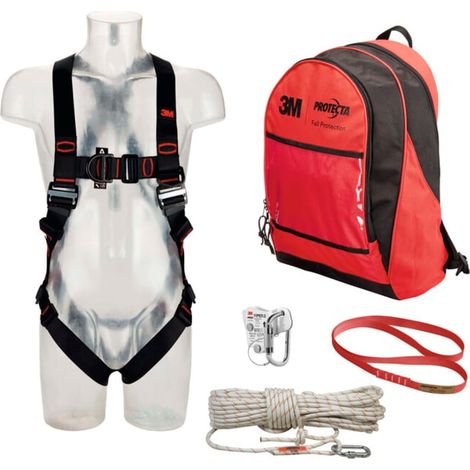 3M FALL PROTECTION Kit antichute Vertical, Longueur: SET m