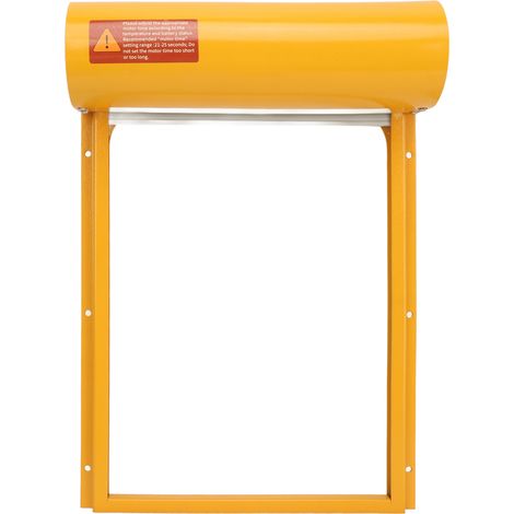 Ouverture automatique de porte de poulailler à énergie solaire avec minuterie, pour élevage de canards et d'oies (équipement de sécurité jaune). (1/5)