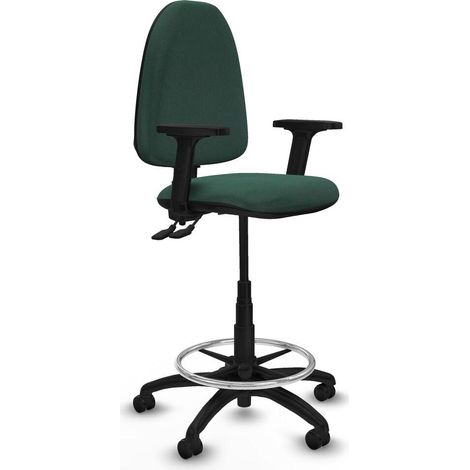 Piqueras y Crespo B2D01RP Chaise de Bureau Verte Confortable (1/3)