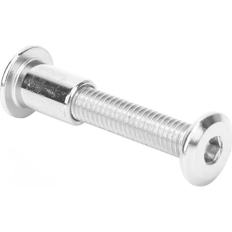 10 Paar Innensechskantschrauben und Muttern, 12 mm, vernickelter Kohlenstoffstahl, M6 x 35 (1/5)