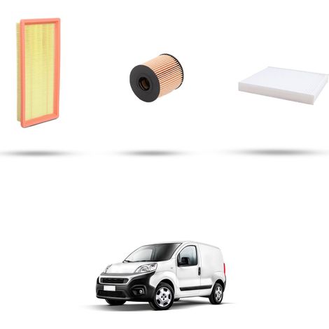 Kit tagliando 3 filtri compatibile con Fiat Fiorino 1.4 54kw dal 2008 (1/5)