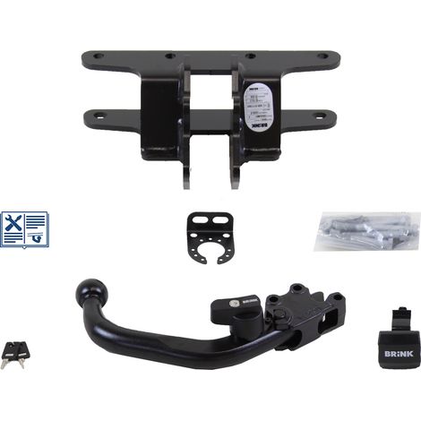 Attelage - Jeep WRANGLER III - 07/10-12/99 - rotule démontable - Brink - Faisceau universel 7 broches (1/2)