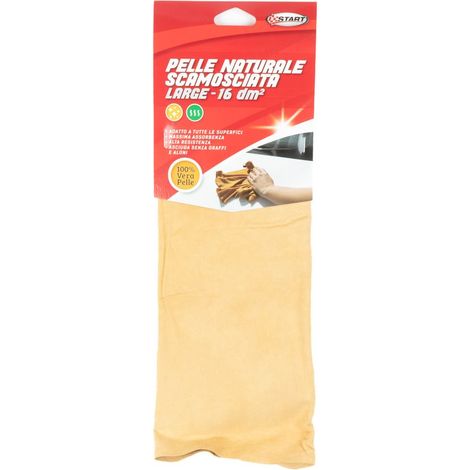 Pelle scamosciata naturale 16 dm2