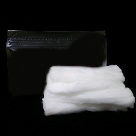 1 sachet de mèche en coton bio au bacon, hautement absorbante et conductrice d'huile, pour atomiseur RDA