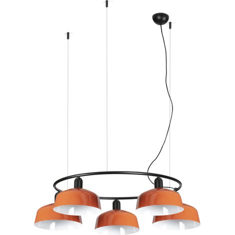 TATAWIN M metal 5L Colgante circular naranja rojizo