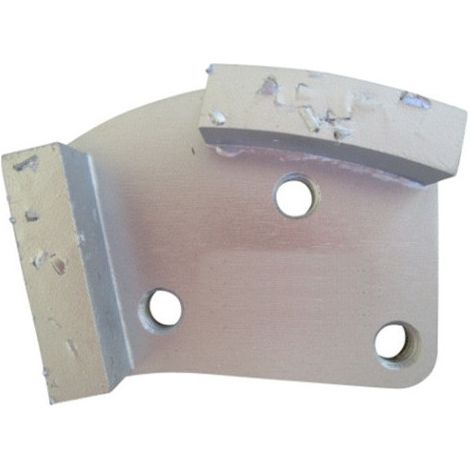 Segment de ponçage diamanté PCD à 3 trous connexion M8 - colle, mastic, revêtements durs - Diamwood (1/2)