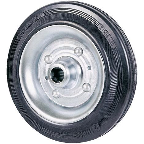 Ruote piroettanti industriali rotelle Girevoli con Piastra per Carrelli Banchi da Lavoro 180 mm Sciolta