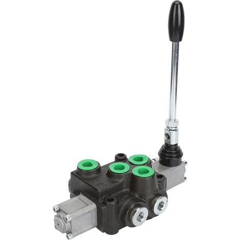 Kit de vanne de contrôle de débit hydraulique 1 tiroir double effet, distributeur directionnel multi-voies pour tracteur (1/5)