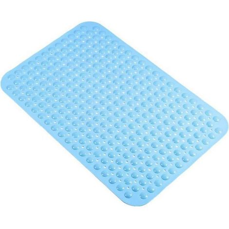 Tapis De Douche - Antidérapant - 70 X 35 Cm - En Pvc Avec Ventouses - Effet Massage - Pour Salle De Bain - 1 Pièce (1/4)