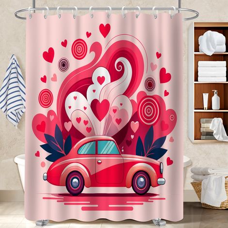 Rideau de bain imprimé polyester 180x180 imprimé polyester pour salle de bain pour éviter les moisissures dans une pièce humide (1/5)