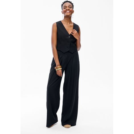 Pantalones negros de mujer Marietta, talla 36 (1/5)