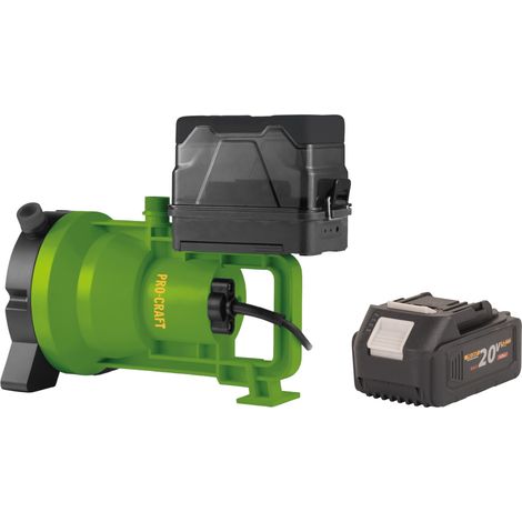 Pompa sommersa a batteria Procraft CPN21bb 20 V 3200 l/h + 1x batteria 4,0 Ah - senza caricabatteria