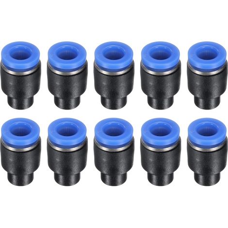 Confezione da 10 tappi di tenuta pneumatici ermetici per sistemi ad aria compressa da 6 mm
