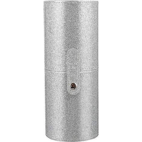 1 pot à pinceaux de maquillage en PU