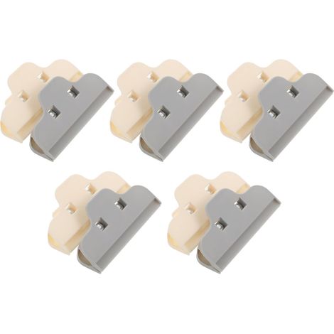 COLLBATH Clips de fermeture alimentaire, lot 10, en plastique (1/5)
