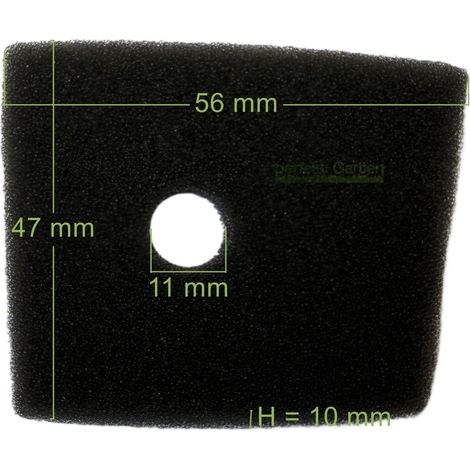 filtre à air pour débroussailleuse Husqvarna 326 C L LDX LS LX RJX HA 110 850 / 503888101 (1/4)