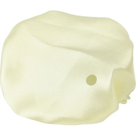 Couvre-verre satin jaune, protection douce anti-aspersion avec orifice pour paille, prévention contre la drogue dans les boissons (1/5)