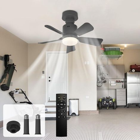 200 pièces - Ventilateur couleur bois LED plafond (1/5)