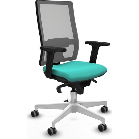 Silla de oficina piqueras y crespo Horna turquesa espuma cómoda (1/5)