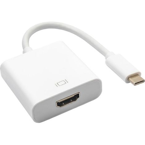 Akyga AK-AD-53 USB-C 3.1 auf HDMI Adapter 4K für MacBook mit 15 cm Kabel