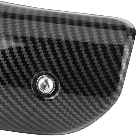 Protection thermique universelle en fibre de carbone pour tuyau d'échappement de moto - Cache et bouclier de chaleur (1/5)
