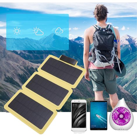 Panneau Solaire Portable 30W Haute Efficacité Mono-Cristallin avec Double Port TYPE-C pour Chargeur de Téléphone et Tablette (1/5)