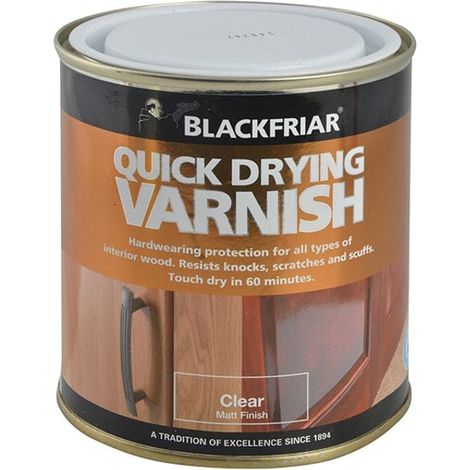 Blackfriar Quick Drying Duratough Interior Varnish - Clear Matte Finish, 250ml