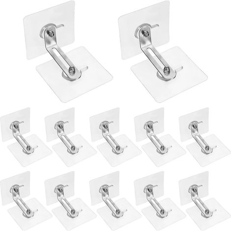 Lot de 12 sangles anti-basculement pour meubles, en acier inoxydable (1/5)