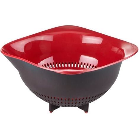 Tefal K20706 Abtropfsieb Schwarz, Rot (1/5)