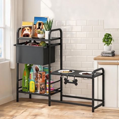 Gamelle pour chien preto en aço Tecido Oxford 89,5 x 27 x 74 cm (1/5)