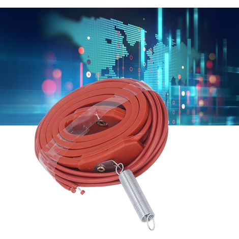 Fil chauffant en caoutchouc silicone flexible étanche 220 V CA 15 x 530 mm 40 W pour compresseurs de climatiseurs, carters, turbines, échangeurs de chaleur à plaques, fils chauffants de dégivrage, câb (1/5)