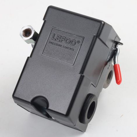 Válvula de control de presión para compresor de aire de alta resistencia, 95–125 psi, repuesto para compresores industriales y domésticos. (1/5)