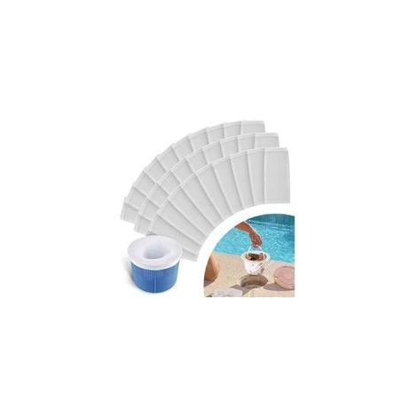 UlisemLot de 30 Chaussettes d'écumoire de Piscine – Filtre Les paniers, Les écumoires nettoient Les débris et Les Feuilles pour piscines creusées et Hors Sol (1/4)