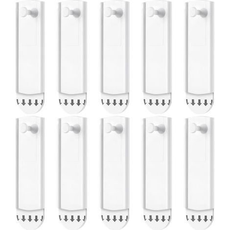 10 Pcs Crochet Tableau sans Percer, Languette Accroche Tableau Adhesif sans Percer, Accroche Cadre sans Trou, Attache Cadre Adhésif pour Tableaux Plâtre Décoration Murale (1/5)