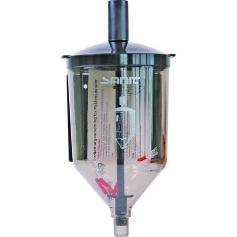 Sanit Handwasch-Pasten-Spender mit Wandhalter für ca. 300 Portionen, 1 Stück 2500 ml