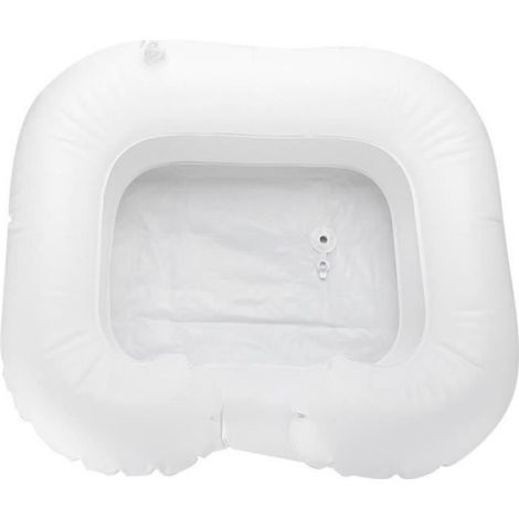 Bassin de shampooing lavabos gonflables portatifs de PVC de cheveux avec la valve à air avancée pour le repos de lit à long (1/4)