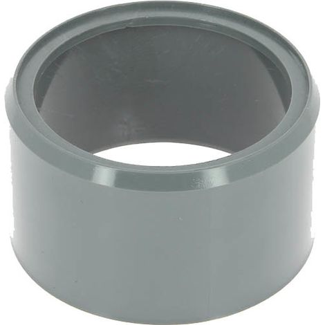 Tampon de réduction simple mâle-femelle PVC 100/90 mm – Longueur 57 mm – Évite les retenues d'impuretés – Installation facile (1/4)
